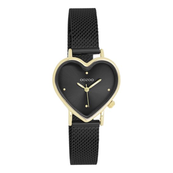 Oozoo C11447 black heart watch