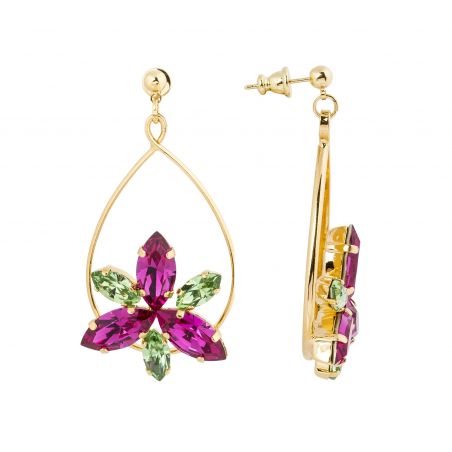Swarovski blue crystal earrings