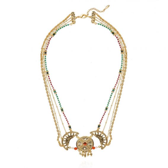 Collier Maraja doré