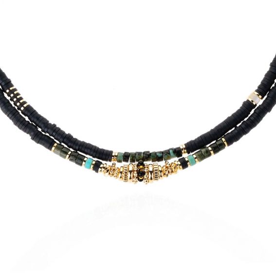 Collier Twinsy Noir