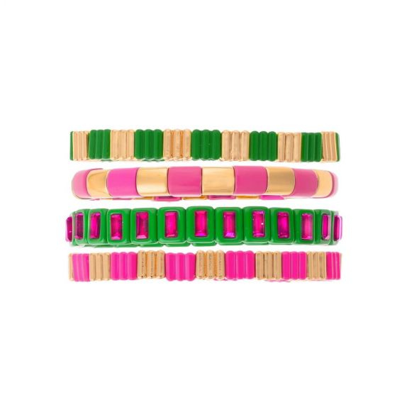 Roze Caraibos armband