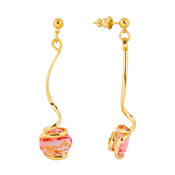 Andrea Marazzini Marazzini Mini Perzik Lange Oorbellen