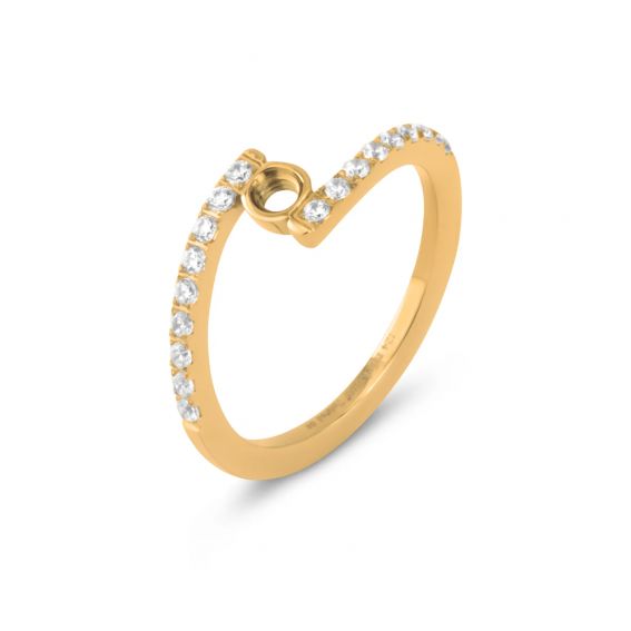 Melano Twisted Tegan Ring
