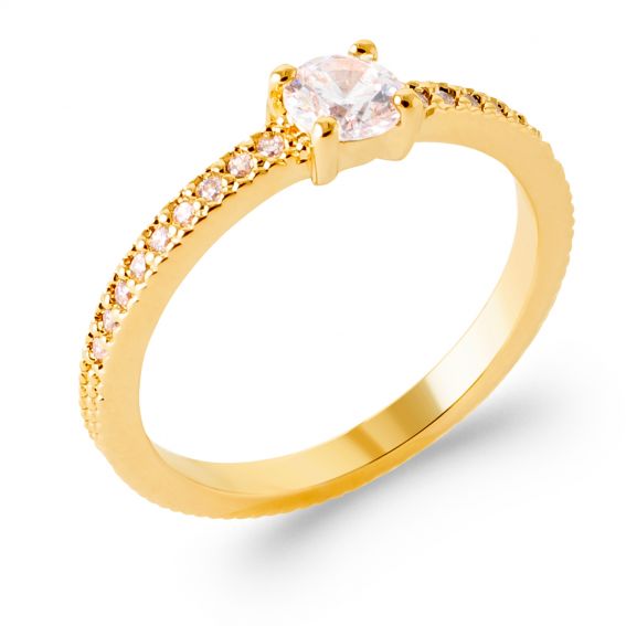 18k vergulde Alicante-ring