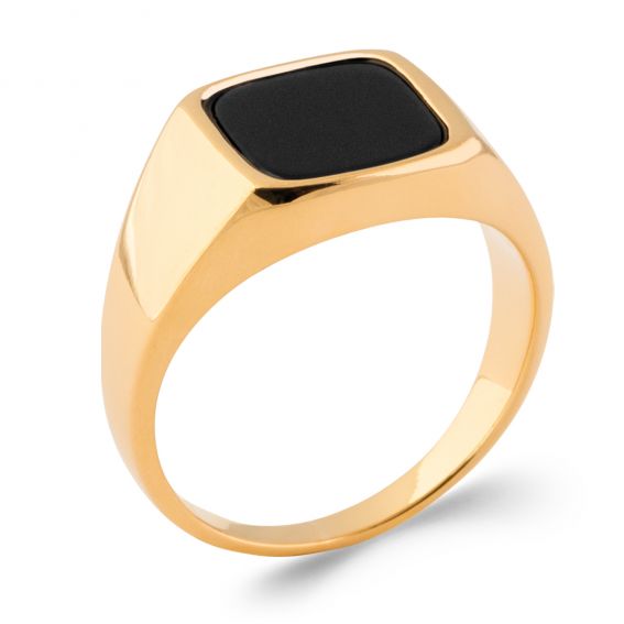 Zegelring van 18 karaat...