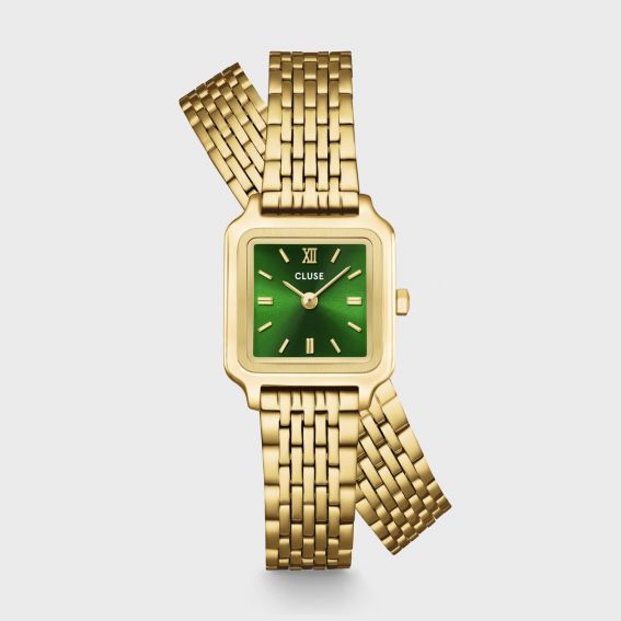 Cluse CLUSE Watch - Gracieuse Mini double forest green gold