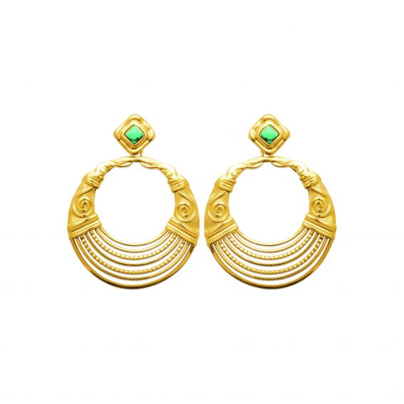 Imperia Verde oorbellen