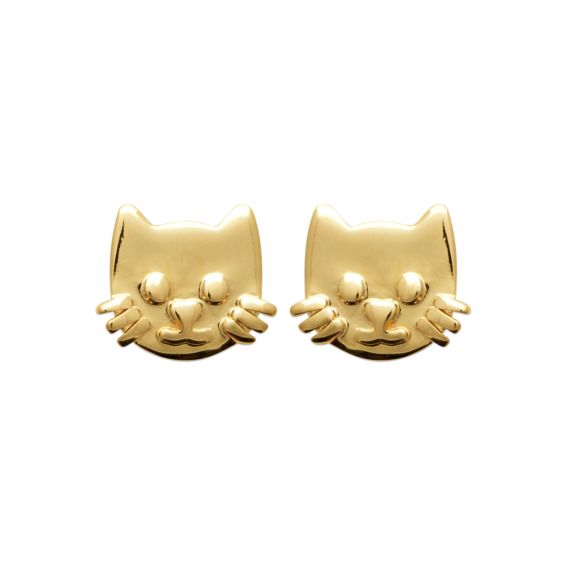 18k gold plated kitten...