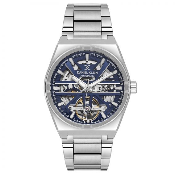 Daniel Klein Montre Homme Daniel Klein DK.1.14268-4 – Automatique Silver 42 mm