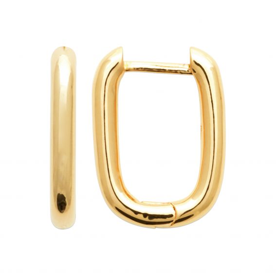 Rechthoekige oorringen met...