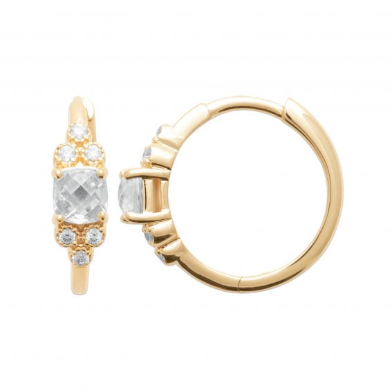 Mini oorringen met een...