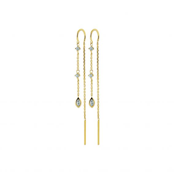 Elina Earrings – 18K Gold...