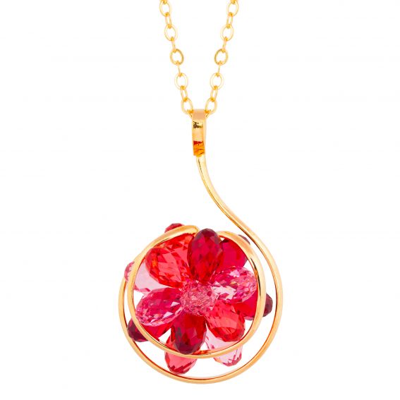 Andrea Marazzini Andrea Marazzini – Collier Small Bouquet Sunset en cristal Swarovski