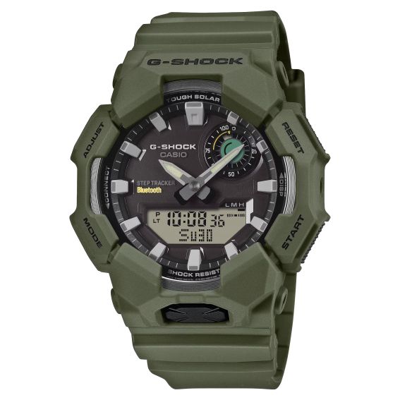 Casio Montre solaire connectée Casio GA-B010-3AER – Vert foncé