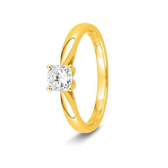 Bague solitaire diamant de...