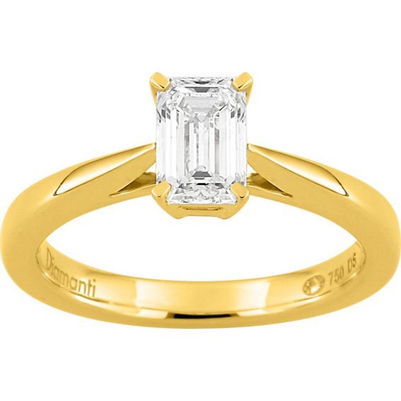 Bague solitaire diamant de...