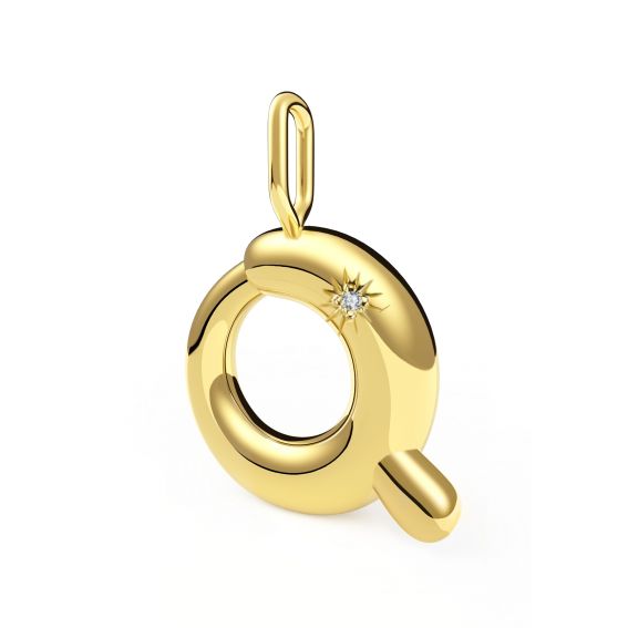 Diamanti Per Tutti Initial pendant - 1 diamond - Q