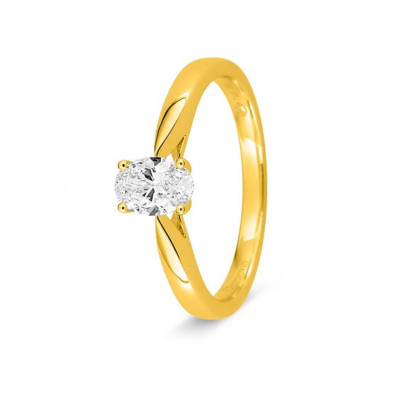 Bague solitaire diamant de...