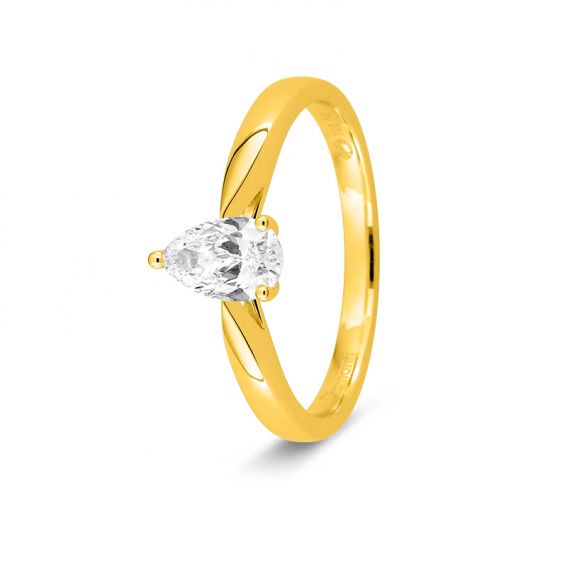 Bague solitaire diamant de...