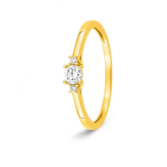 Dunne ring met in het...