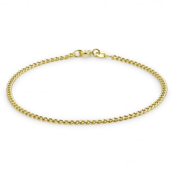 9-carat gold curb chain...