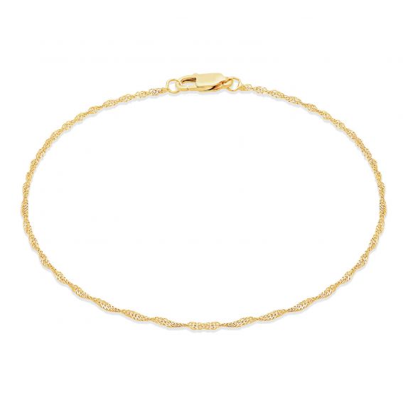 9 carat gold bracelet 19 cm...