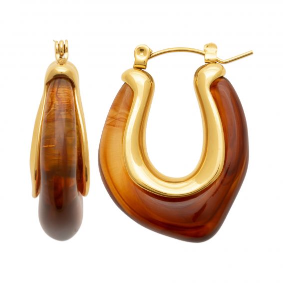 Oorbellen met ringen van...