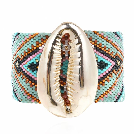 Hipanema Hipanema Apashe turquoise manchet