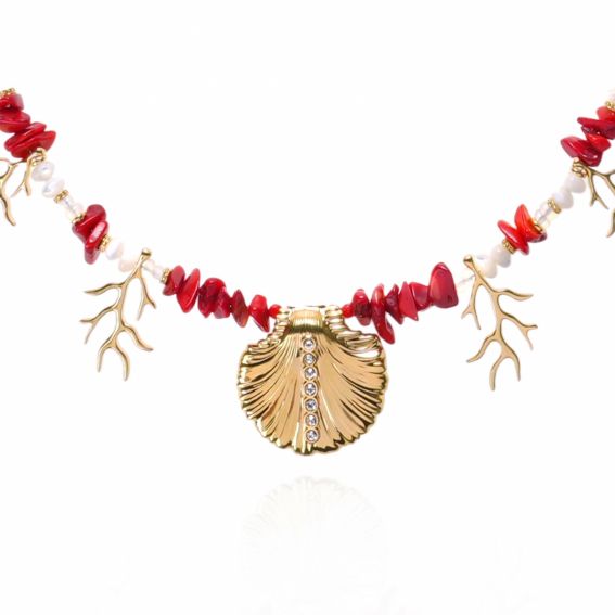 Collier Hipanema Arele Corail