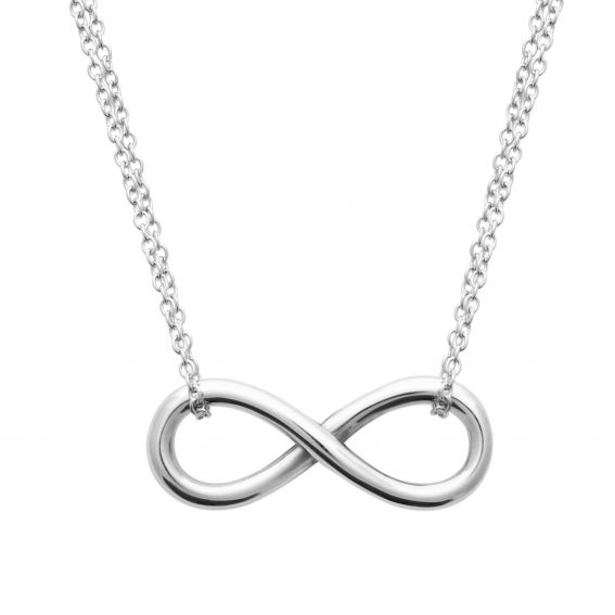 Bijou argent/plaqué or Infinia Necklace - in 925 silver