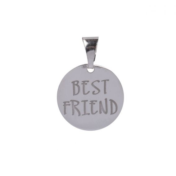 Bijou en argent - Medaille Best Friend