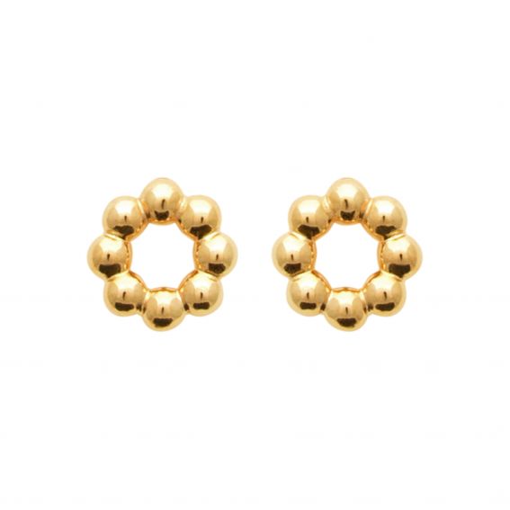 Bijou argent/plaqué or CALYPSO oorbellen – Verguld