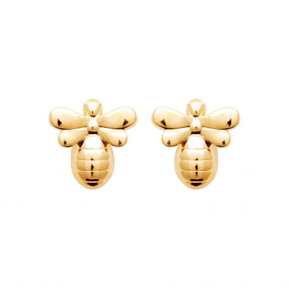 Bijou argent/plaqué or MIELLA oorbellen – Vergulde bijtjes,