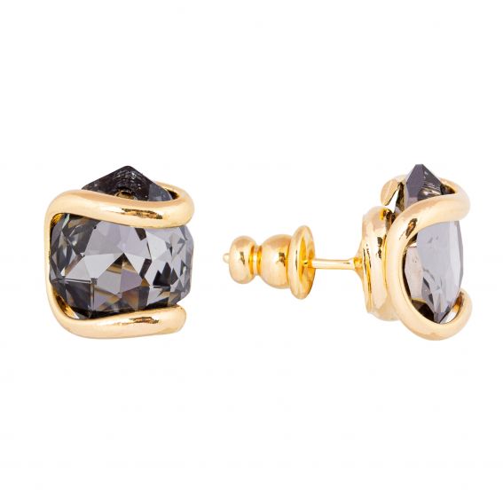 Andrea Marazzini Boucles d’oreilles pendantes Lumina Silver Night dorées – Andrea Marazzini