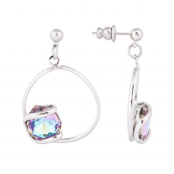 Andrea Marazzini Boucles d’oreilles pendantesMini Musa Vitral Silver – Andrea Marazzini