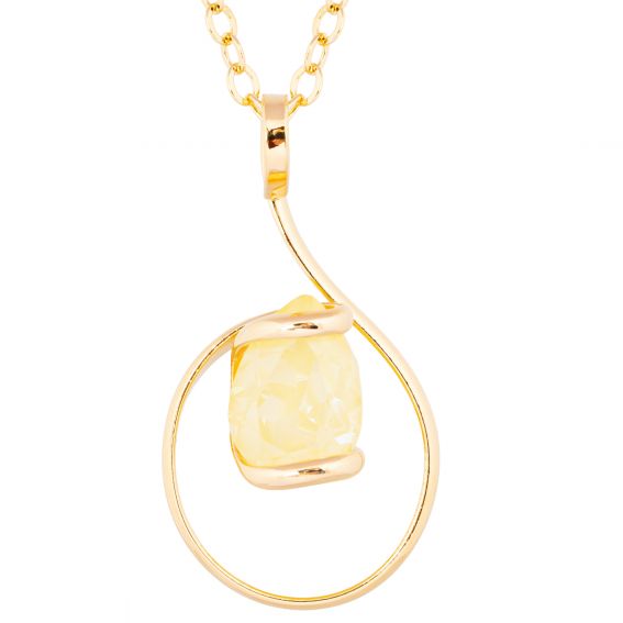 Andrea Marazzini New Drop Necklace – Swarovski Sunshine Delite crystal| Andrea Marazzini