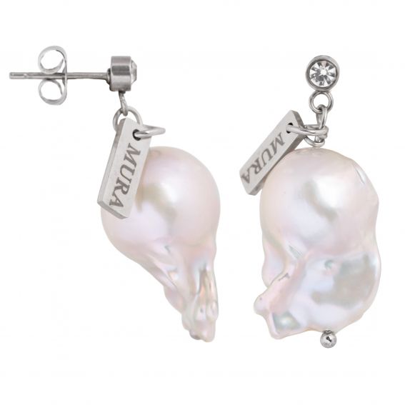 Mura PERLA MURA Earrings – Baroque Pearls | Stainless Steel