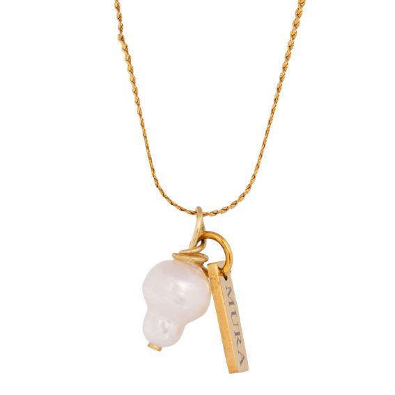 Mura Néa MURA Necklace – Gold-plated stainless steel bead