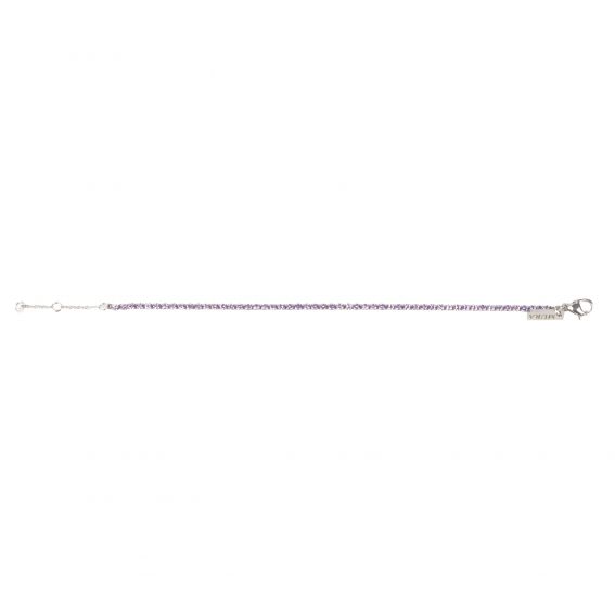 Mura Mila MURA Bracelet – Mauve Stainless Steel Silver