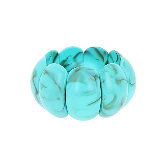 Oozoo Bracelet en résine en sarcelle