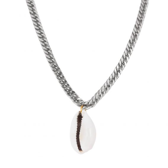 Mura Collier MURA shore argenté coquillage