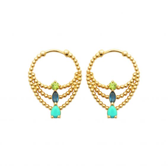 Calyra Earrings – 18k Gold...