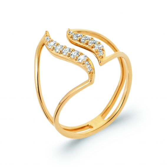 Velmira Ring – 18k Verguld