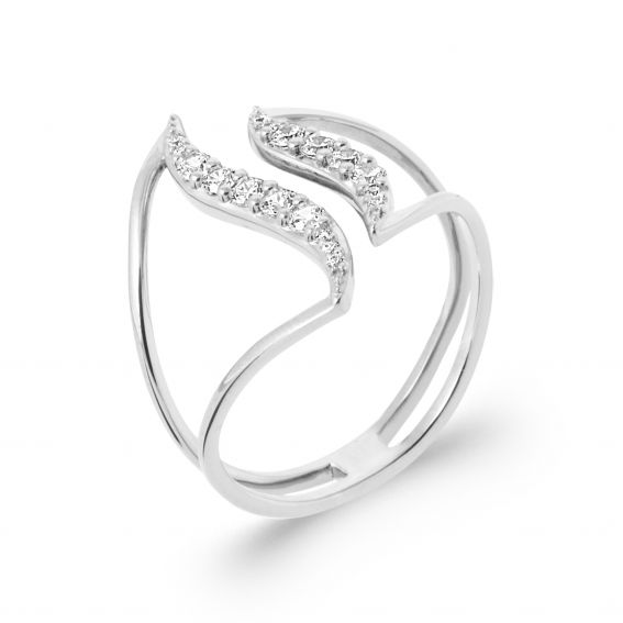 Bijou argent/plaqué or Althea Ring – 925 Silver