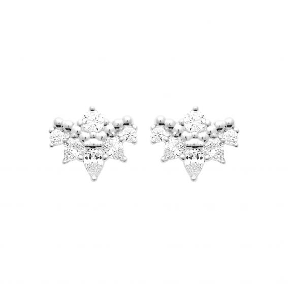 Bijou argent/plaqué or Boucles d’oreilles Iséline – Argent 925