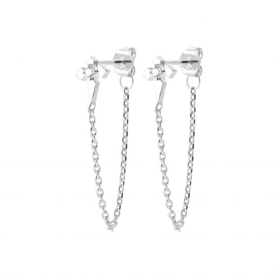 Astra Cross Chain Earrings...