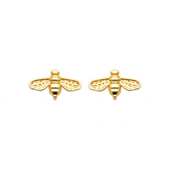 Bijou argent/plaqué or Gouden Bijen Oorbellen – 18k Verguld