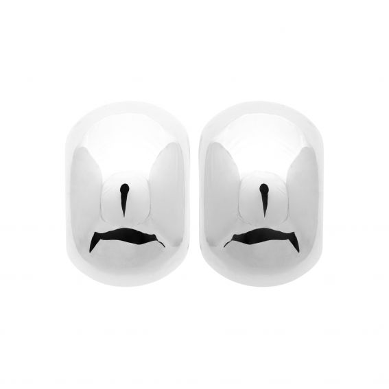 Bijou argent/plaqué or Boucles d’oreilles Malia Acier Inoxydable argenté