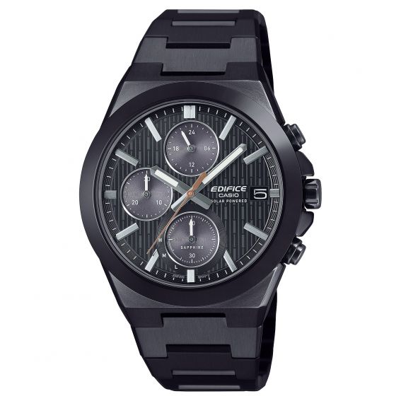 Casio Casio Edifice EFS-S650DC-1A solar chronograph watch, black