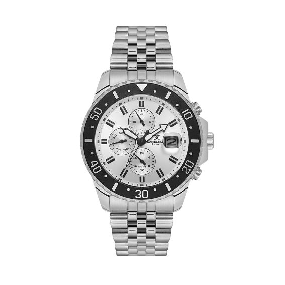 Montre Homme Argentée 45 mm...